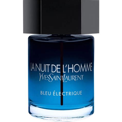 ysl la nuit de l homme original|YSL la nuit de l'homme bleu electrique.